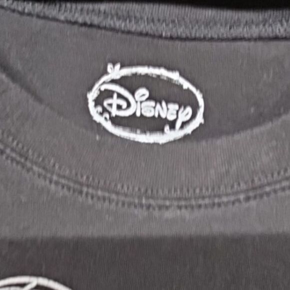 Disney Mickey Mouse Chalk Sketch Graphic T-Shirt Child Medium 6–7 Black Pre-Own - Picture 2 of 7